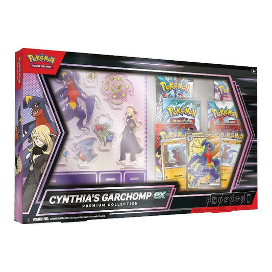 - Pokemon CYNTHIA'S GARCHOMP EX Premium Collection TCG Trading Card Game
