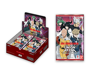 BANDAI Union Arena TCG One Punch Man - Booster Box (UE06BT) - 16 Packs (192 Cards)