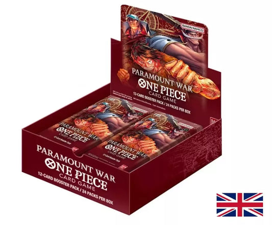 One Piece TCG OP02 Paramount War, Bandai Booster Box.