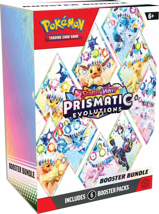 Pokemon Scarlet & Violet Prismatic Evolutions Booster Bundle
