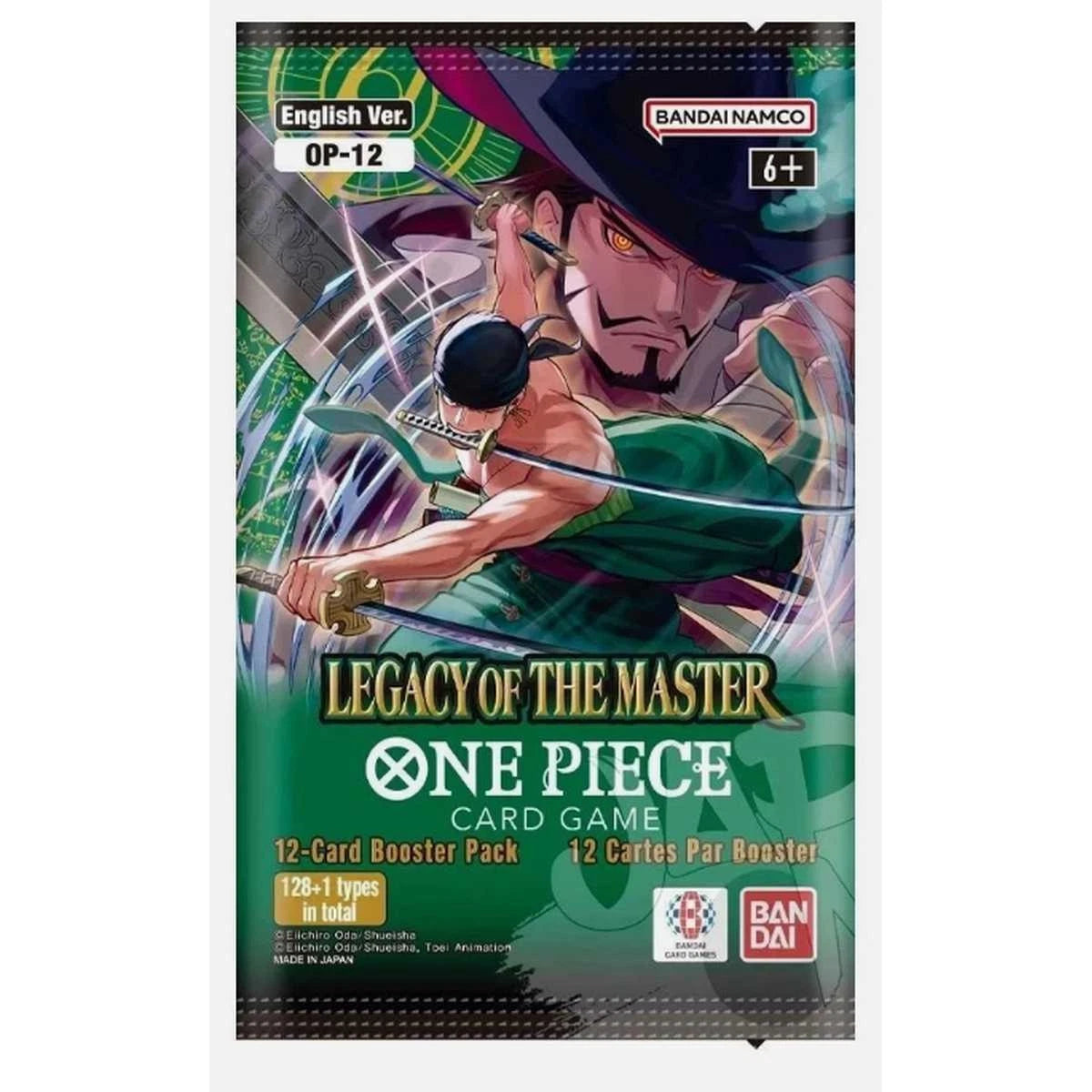 - One Piece Card Game: [OP12] Legacy of the Master Booster Pack x1
